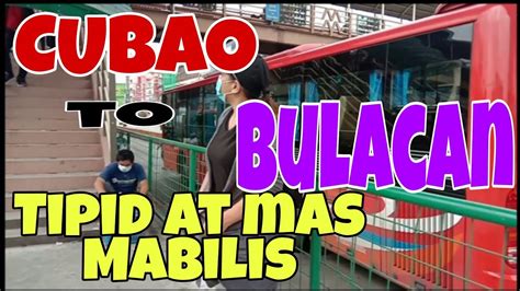 Bulakan to Cubao .